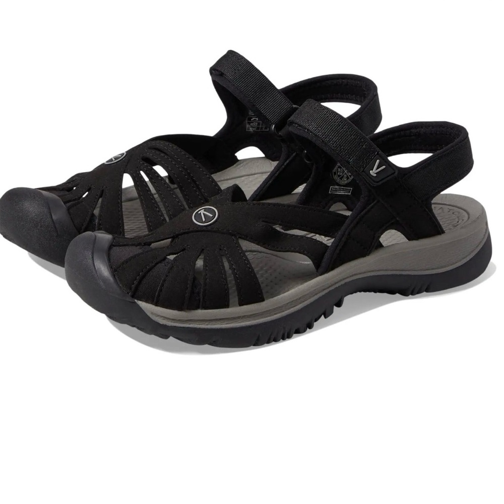 Keen Women's Black and Gray Sandals